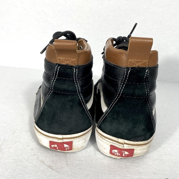 Vans Sk8-Hi Scotchguard Black and Tan High-Top Sneakers size 10.5 - Picture 7 of 12
